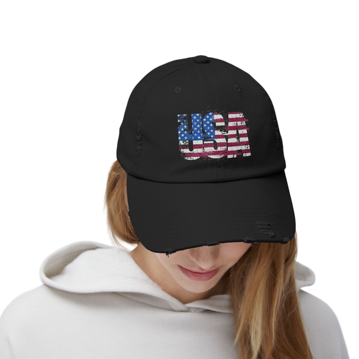 💥 Unisex 💥 USA 💥 Red White and Blue 💥 Distressed Cap 💥 One Size 💥 D Ring Closure 💥 Colors💥 Black 💥 Light Olive 💥 Scotland Blue 💥 Nickel 💥 Stone 💥 True Pink 💥