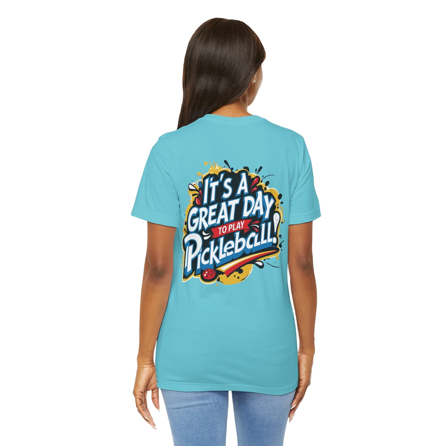It's a Great Day to Play Pickleball T-Shirt - Unisex Graphic Tee - XS-4XL