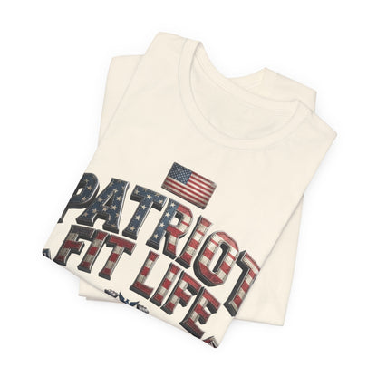 Patriot Fit Life Tee — American Flag Fitness T-Shirt