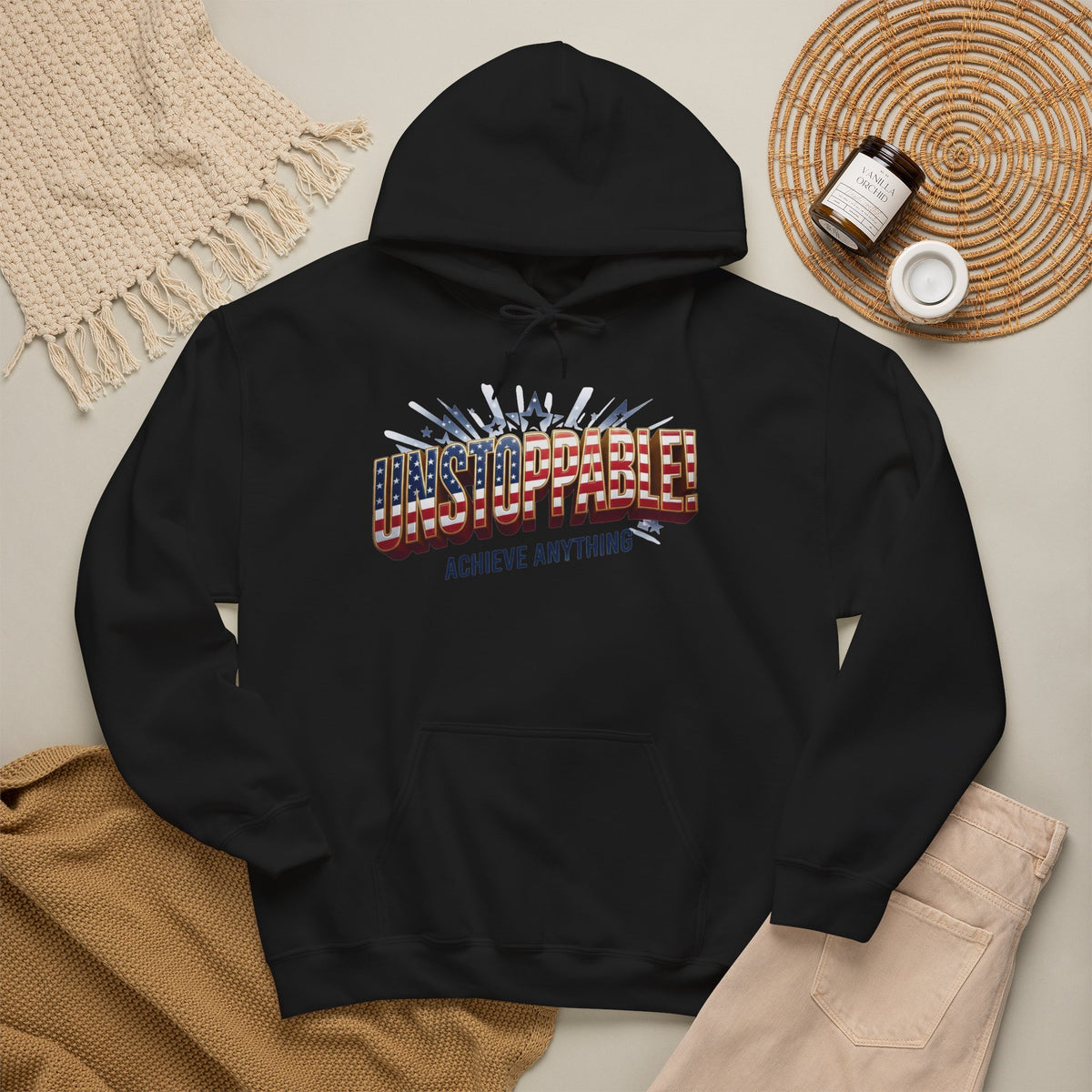 UNSTOPPABLE! Hoodie — Patriot Fit Life Graphic Sweatshirt | LIVE FIT