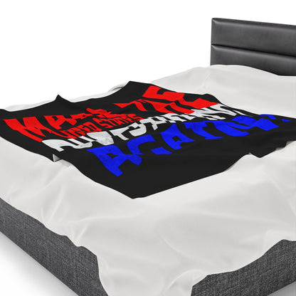 Make The United States Outstanding Again!   Velveteen Plush Blanket