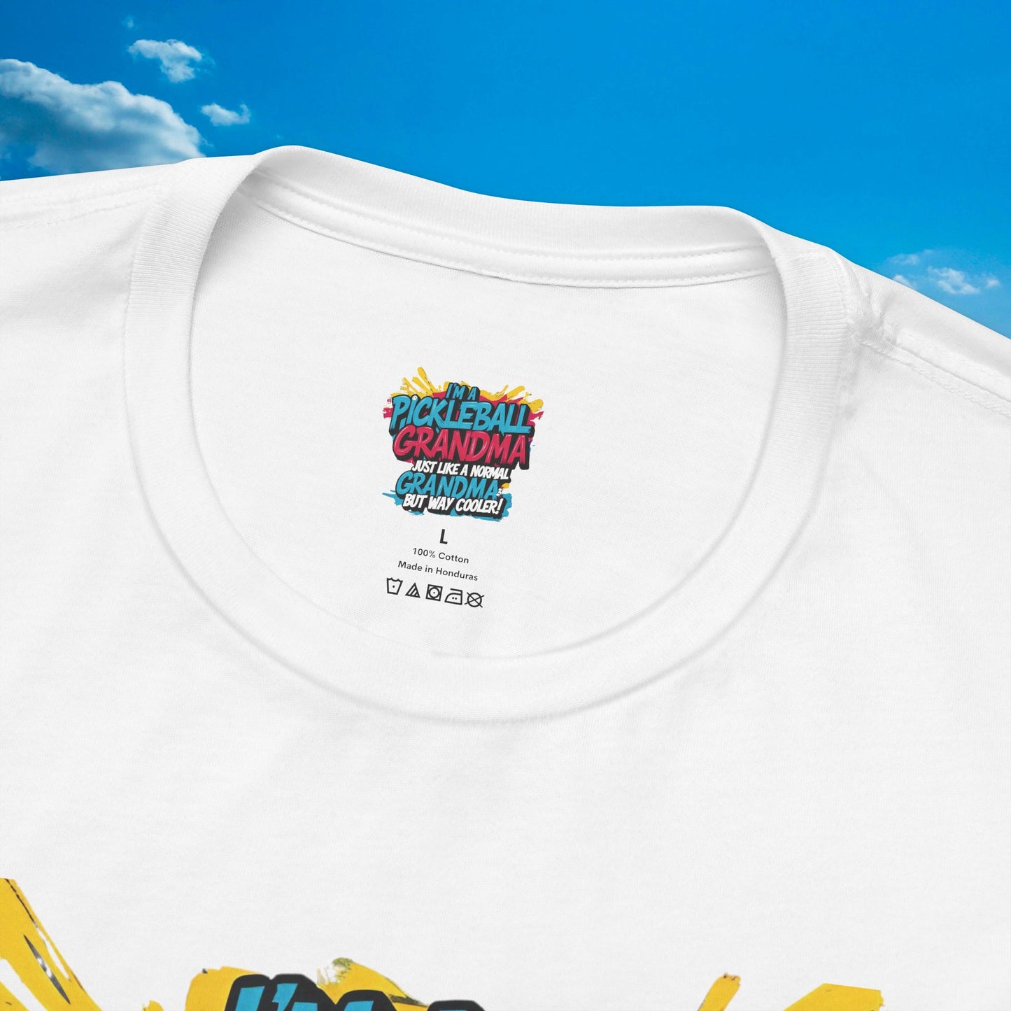 Pickleball Grandma T-Shirt - Way Cooler Than Normal - Funny Jersey Tee - S-2XL