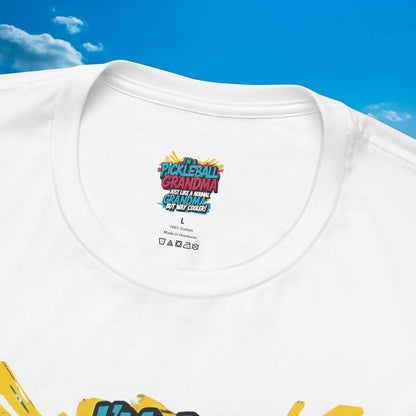 Pickleball Grandma T-Shirt - Way Cooler Than Normal - Funny Jersey Tee - S-2XL