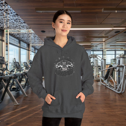 Unisex - Muscles Loading…Please Wait - Heavy Blend™ Hooded Sweatshirt - Motivational Fitness Hoodie - Workout Sweatshirt - Gym Apparel - Inspirational Gift - Holiday Gift
