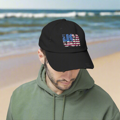 💥 Unisex 💥 USA 💥 Red White and Blue 💥 Distressed Cap 💥 One Size 💥 D Ring Closure 💥 Colors💥 Black 💥 Light Olive 💥 Scotland Blue 💥 Nickel 💥 Stone 💥 True Pink 💥