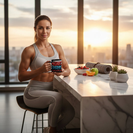 Eye-Catching - Motivational Patriotic Mug - Stronger Than Yesterday - Fitness Lover Gift - July 4th Independence Day Cup - 11oz