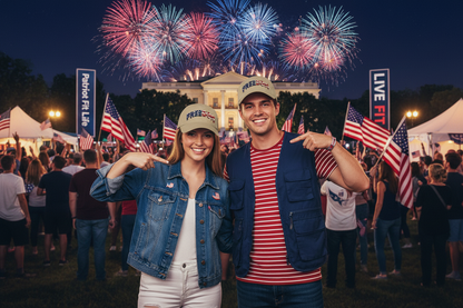 FREEDOM Dad Hat | Patriotic USA Flag Stars & Stripes Baseball Cap - Patriot Fit Life