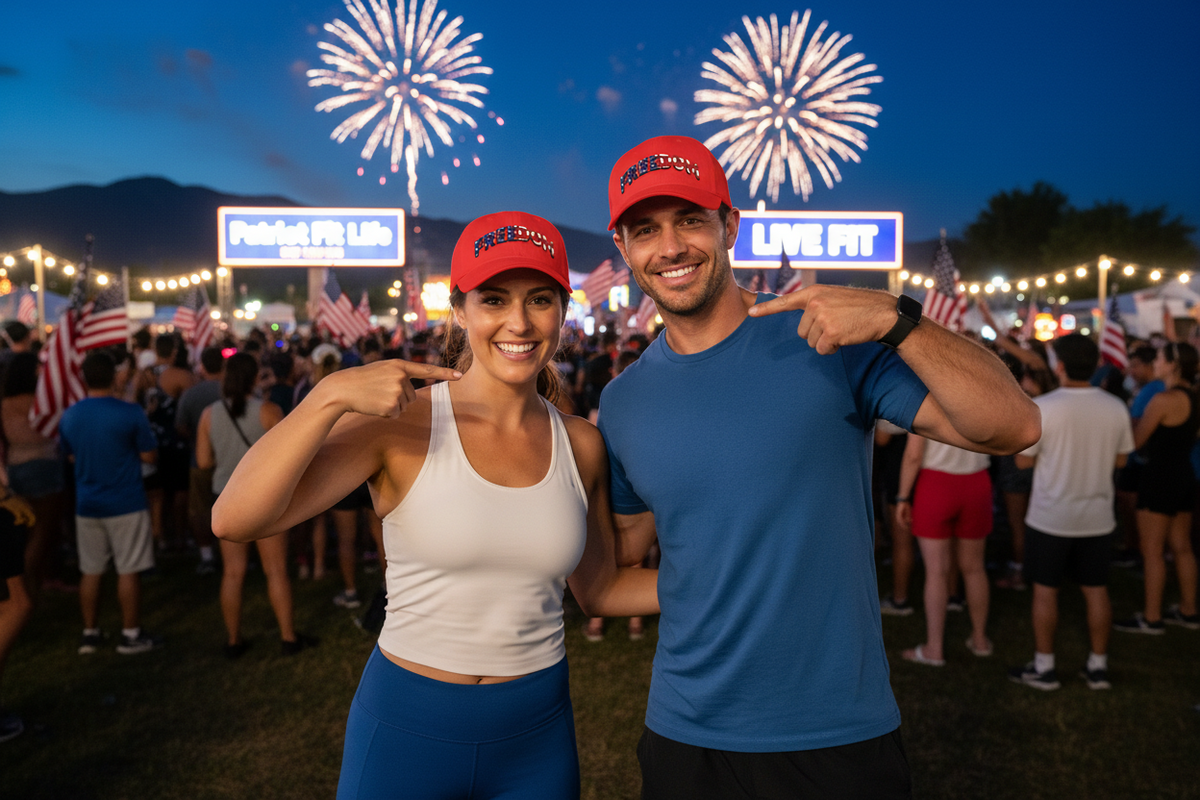 FREEDOM Dad Hat | Patriotic USA Flag Stars & Stripes Baseball Cap - Patriot Fit Life