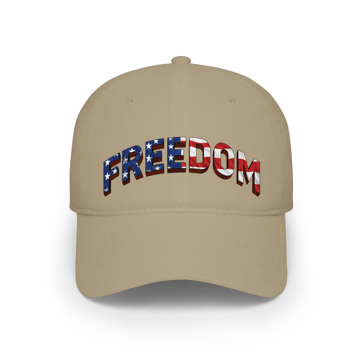 FREEDOM Dad Hat | Patriotic USA Flag Stars & Stripes Baseball Cap - Patriot Fit Life