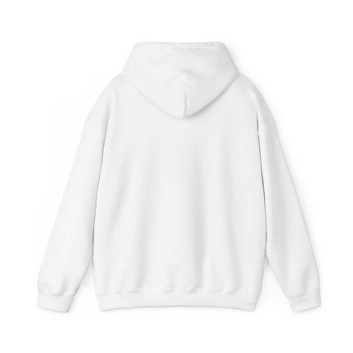 White hoodie against a white background