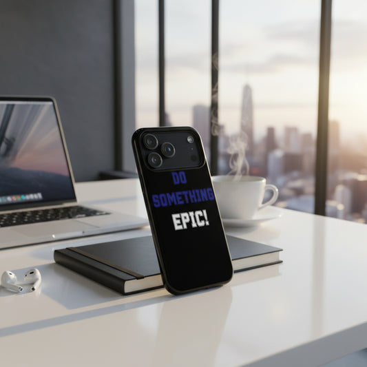 Phone Case - "Do Something Epic!" Motivational Protective Case - Fitness