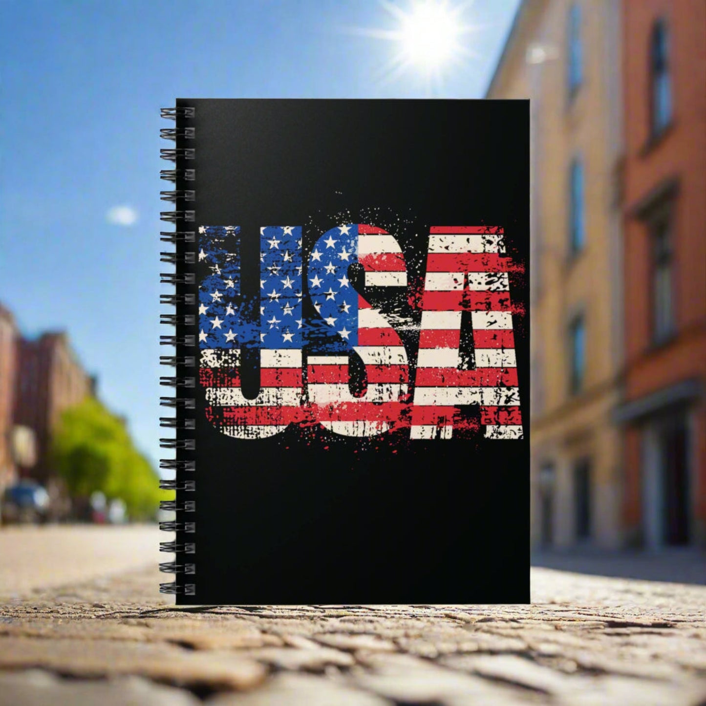 💥 Spiral Notebook  💥 USA Pride  💥 Red White and Blue 💥  Ruled Line 💥