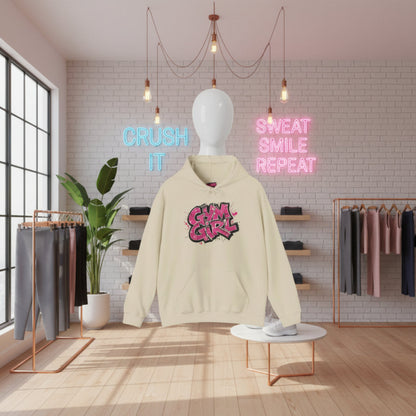 Stylish - Gym Girl Print - Hoodie - S - 5XL - Fitness -