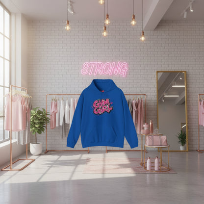 Stylish - Gym Girl Print - Hoodie - S - 5XL - Fitness -