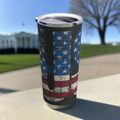 💥Tumbler 20oz 💥 USA Pride 💥 Stainless Steel 💥Red White and Blue 💥 Hot or Cold