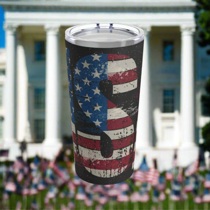 💥Tumbler 20oz 💥 USA Pride 💥 Stainless Steel 💥Red White and Blue 💥 Hot or Cold
