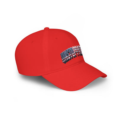 Red cap with UNSTOPPABLE! text against a clean white background.