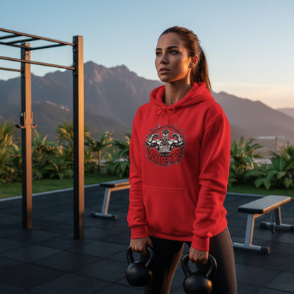 Muscles Loading Please Wait - Motivational Fitness Hoodie - Gym Sweatshirt - Unisex S-5XL