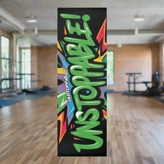 💥 Unstoppable! 💥 Yoga  Mat  💥  100%  Foam  Material  💥  Anti   Slip  Texture  For  Safety  💥  24"  x   72"   💥  Edge  To  Edge  Print  💥  Lightweight  💥  Easy To Carry  💥