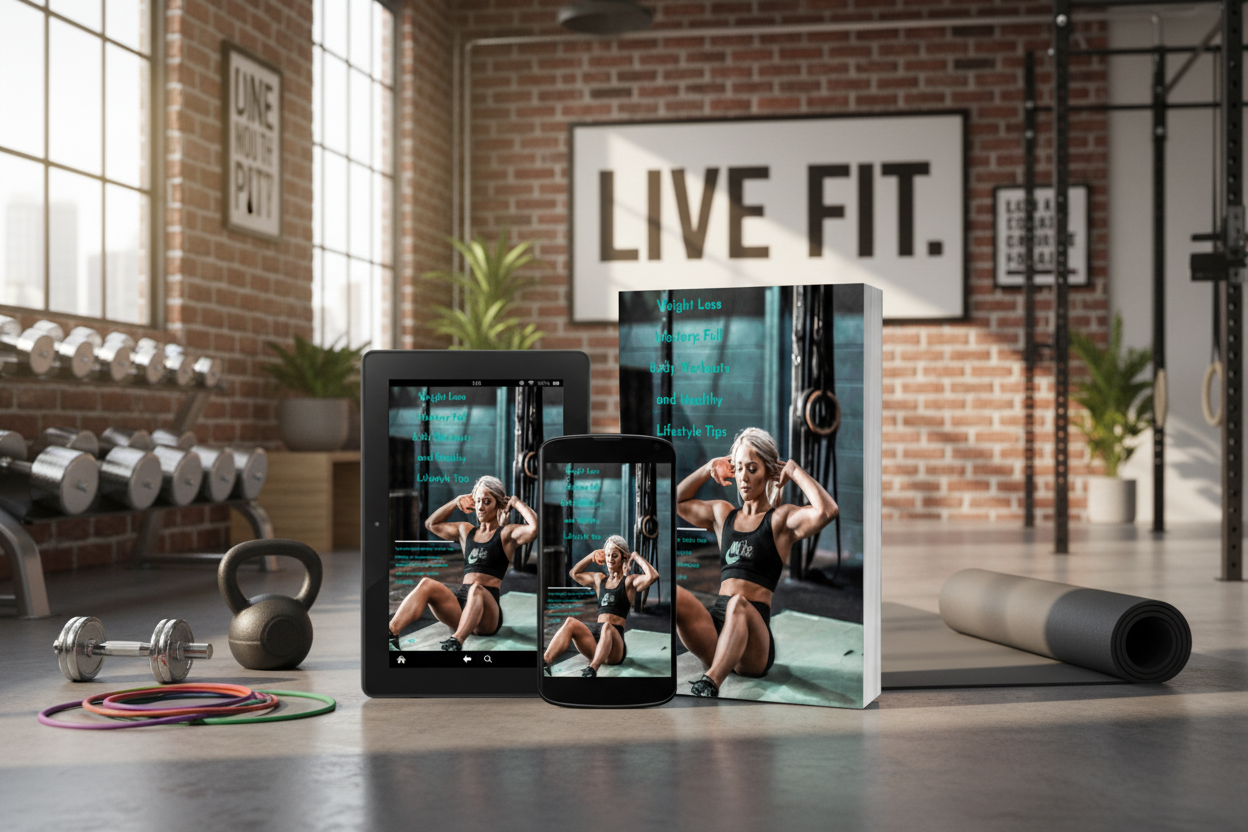 Weight Loss Mastery - Full Body Workouts & Healthy Lifestyle Tips - Digital Download eBook - Complete Guide